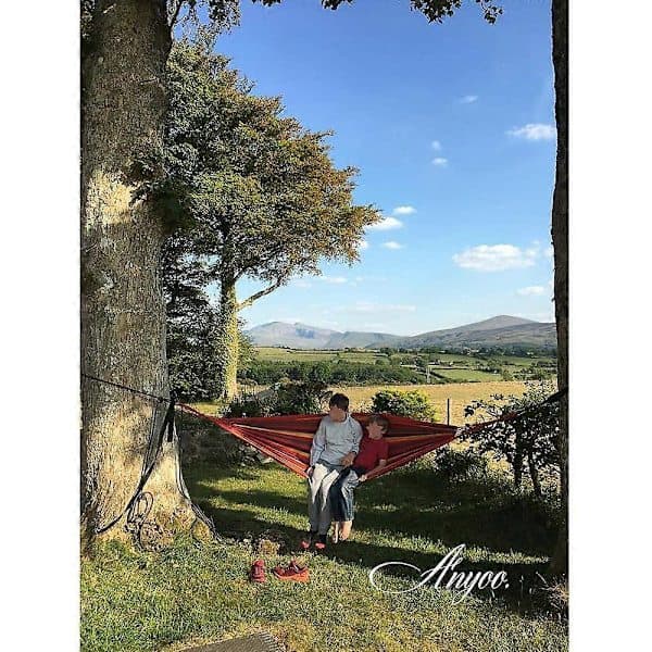 Double Hammock - Brazilian Style and Practical Use, Durable for Outdoor Adventures