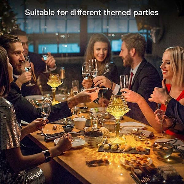 Cordless LED Table Lamp with Dimmer, Mood Lighting for Restaurant