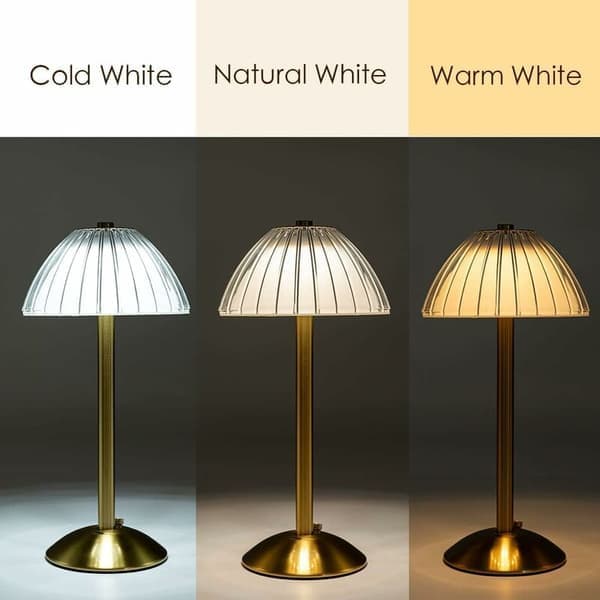 Cordless LED Table Lamp, Battery Operated Table Lamp, Dimmable LED