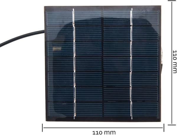 Solar vandfontæne med 4 sprinklerhoveder