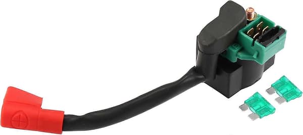 Starterrelæ Solenoid Erstatning til Motorcykel 4 Stifter