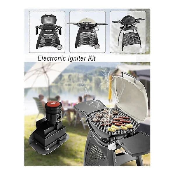 63788 Igniter Kit for Q320 2008 & Q3200 2014 Series Gas Grills 80452 60092 Push Button Ignition, Grill As Shown