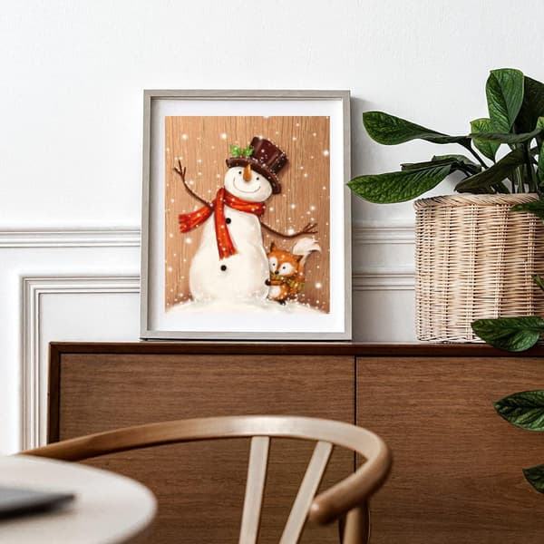 Julediamantmaleri, julesnemandsdiamantmaleri, Chr