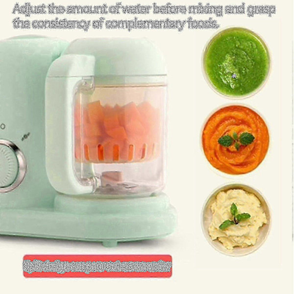 Matberedare för Bebisar, Puréberedare, Ångkokare och Mixer, Värmare, Allt-i-ett Automatisk Matlagning