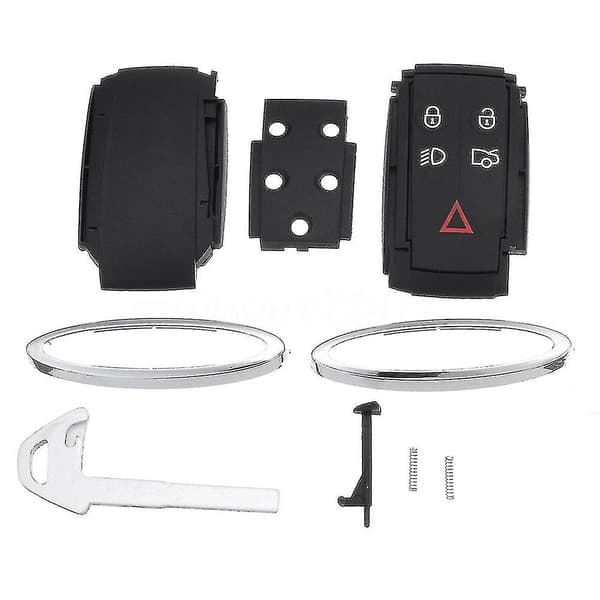Buttons Keyless Key Fob Remote Shell with Uncut Blade for Jaguar XF XK Feng
