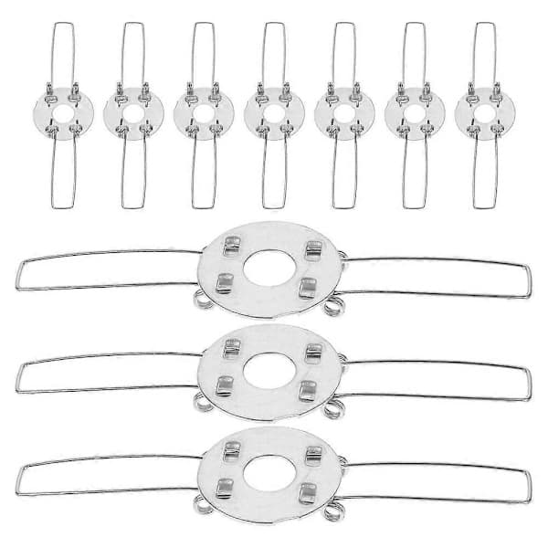 10-pack Lampshade Spring Clips Lampshade Adapter Chandelier Lampshade DIY Spring Clips