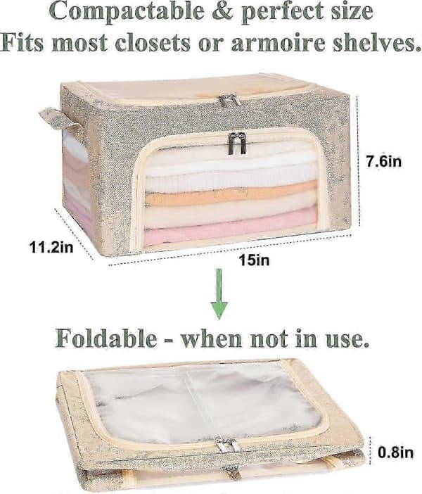 22L Cashmere Sweater Storage Bag, Mothproof, Acid-Free Sweater Storage Case