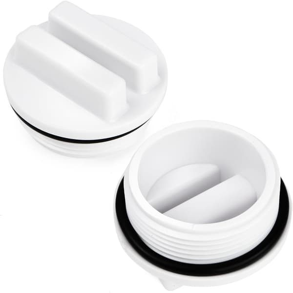 2-pack Trådpool Returledningsplugg - Poolens Frostskyddande Avtappning