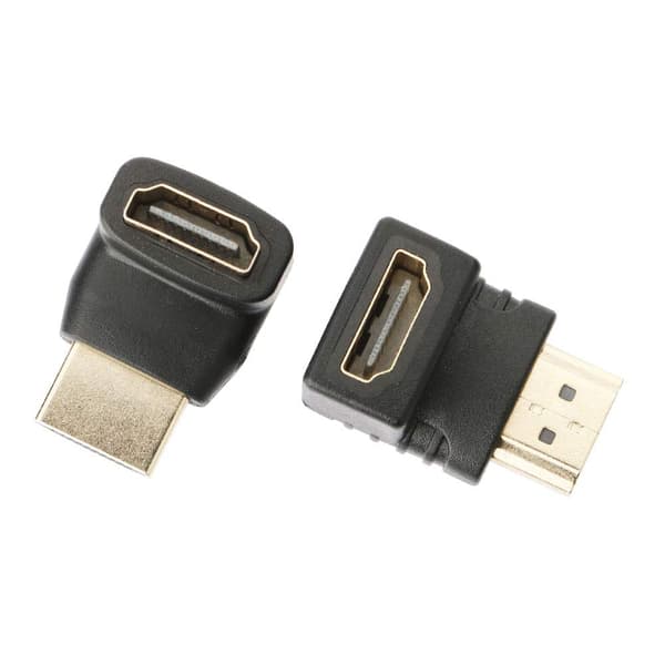 6-pak 90 og 270 graders HDMI-stik