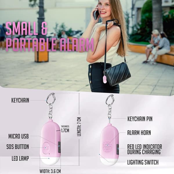 Personal Alarm - For Home Use - High Quality - Durable - Easy to Use - Practical Home Essential_yu