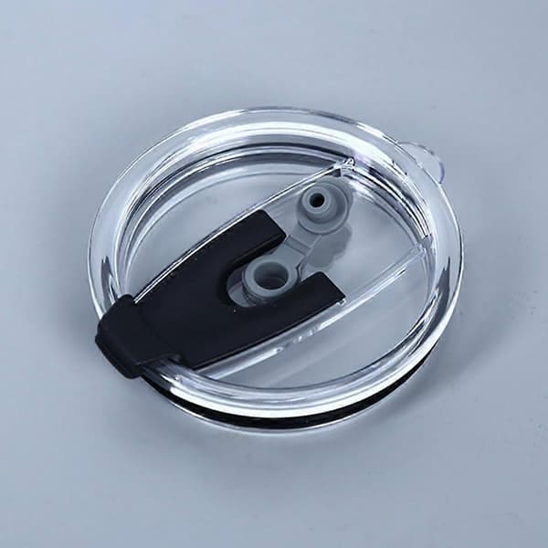 4 Pcs Classic Clear Flip Replacement Lids Eco-Friendly Tumbler Thermos Mug Replacement Roll Cover Replacement