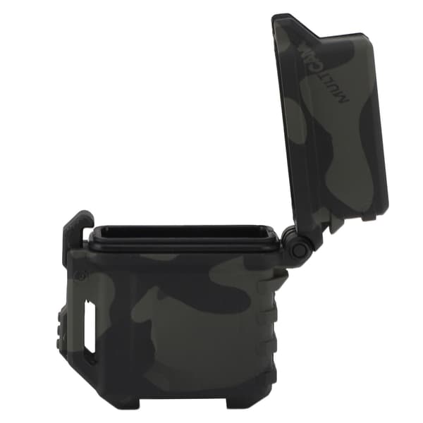 Universal Tactical Lighter Case, Multifunctional, Waterproof and Drop-proof Protective Case for Lighters - Black Camouflage