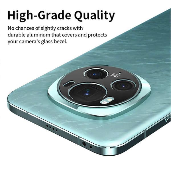 KALEBOL KLB-LPC005 For Honor Magic6 Pro 5G Hollow Lens Protector Aluminum Alloy Phone Camera Frame
