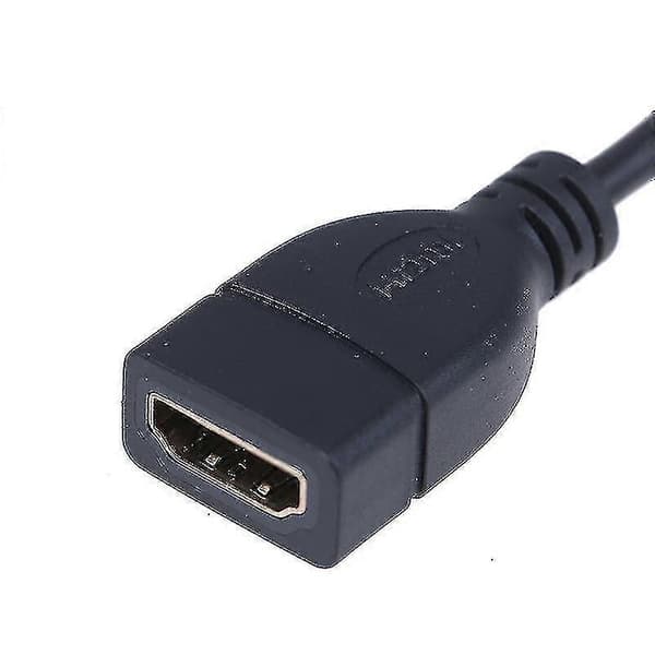 Micro HDMI til HDMI han til hun adapterkabel stik til HDTV type D HDMI
