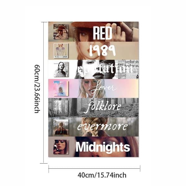 Singer Taylor Swift Poster Personalized Hanging Ornament Ideal Gift for Swifties -