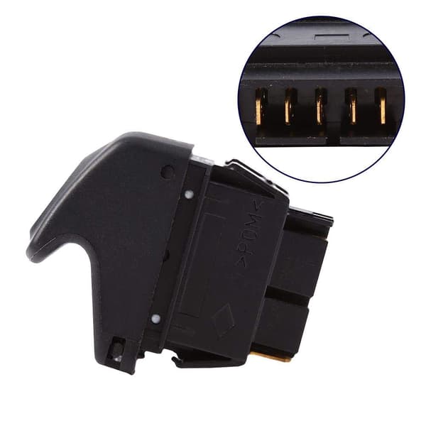 6-Pin 12V Bilvinduskontrollbryter Elektrisk Vindusbryter Strømvindu Trykknappbryter.