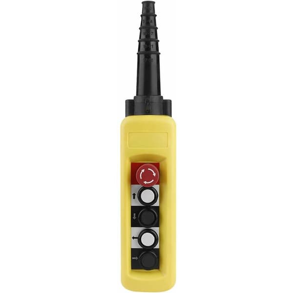 Pressure Control Switch for HoistîXAC-A4713 Crane Hoist Push Button Switch with 4 Buttons