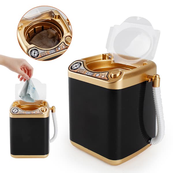 Automatic Makeup Brush Cleaner Machine Mini Washing Machine Spinner Super Fast Electric Makeup Brush Cleaner for Cleaning Makeup Tools