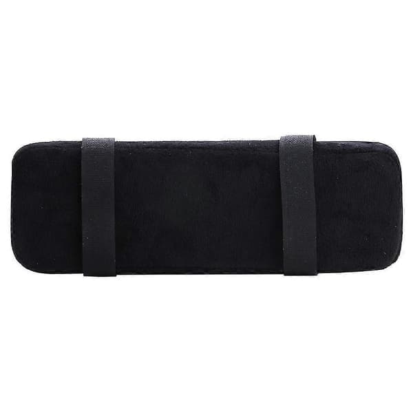 Extra Thick Chair Armrests with Memory Foam Armrests 2 Pieces Chair Armrests (Black)