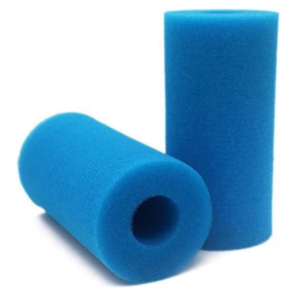 Type A filtersvamp, skum til swimmingpoolfilter, genanvendeligt vaskbart swimmingpoolfilter, patronfilter, genanvendeligt Intex spa-filter, 2 stk