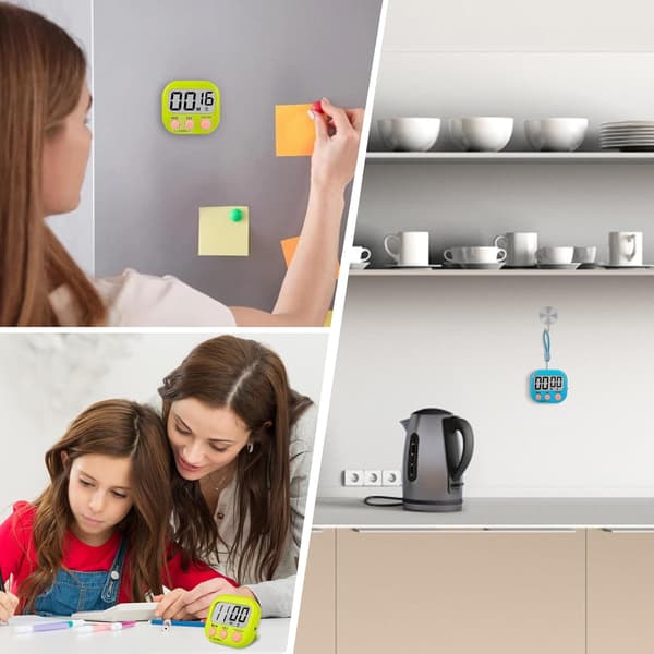 Klassrumstimer för barn och lärare, 2-pack digitala timers