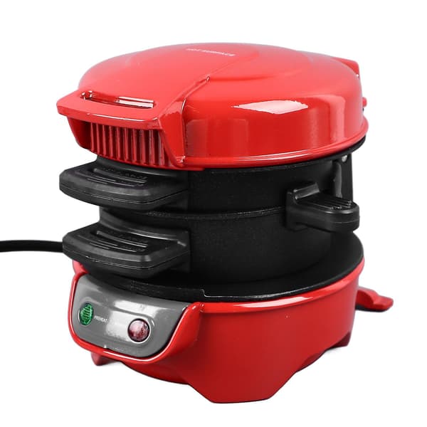 Breakfast Sandwich Maker 600W Non-Stick Easy to Clean with Egg Cooker EU Plug 220V