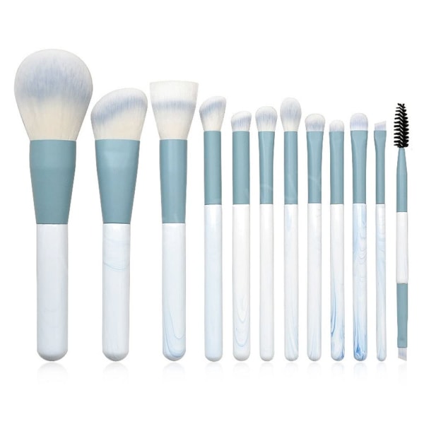 12 Wooden Handle Makeup Brush Set, Hair Brush, Powder Powder, Facial Makeup Brush Multipurpose professional makeup brushes