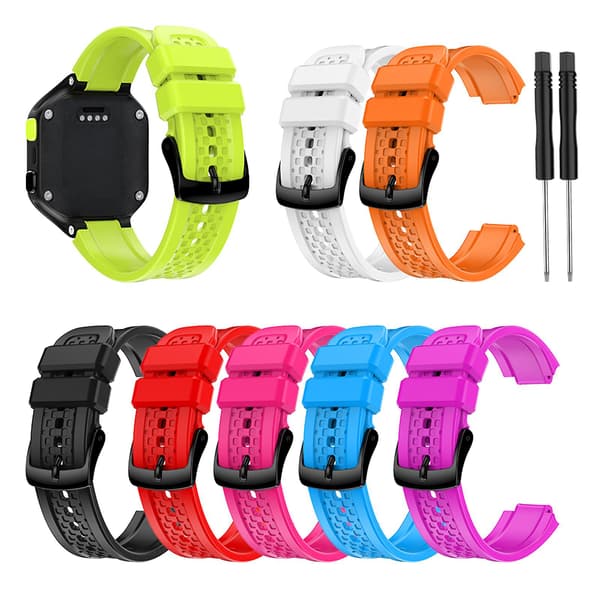 Til Forerunner 25 Loop Anti-ridse Silikone Armbånd Svedafvisende