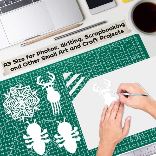 Self-healing Sewing Mat, 45 cm x 35 inch Rotary Cutting Mat and Precise Scrapbooking