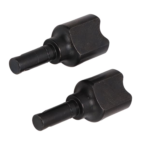 2pcs RC Diff Output Drive Shafts Steel Precise RC Differential Cups for ARRMA 1/7 1/8 Series Black