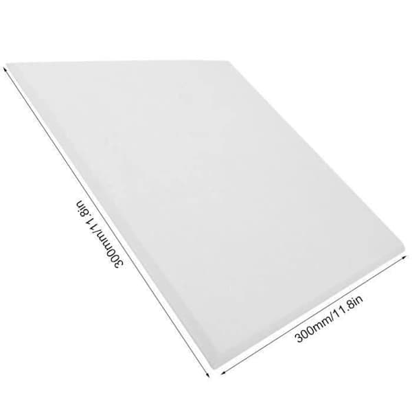 Akustikkpanel - SURENHAP - 6 STK - Polyesterfiber - Hvit - 30cm x 30cm