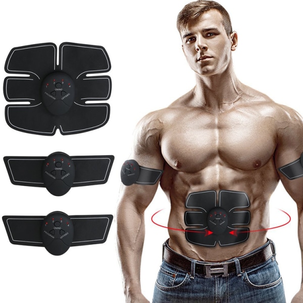 ABS-stimulator, magemaskin, magstyrkande bälteträning Bärbar magstimulator Hemmakontoret Fitness träningsutrustning för buken