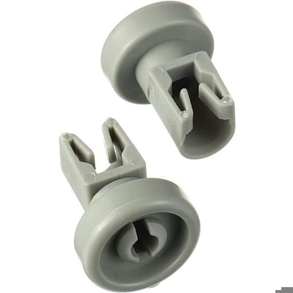 8-pack diskmaskinshjul – XVX – 25 mm värmebeständig ABS – För övre korg AEG Zanussi Electrolux – Grå