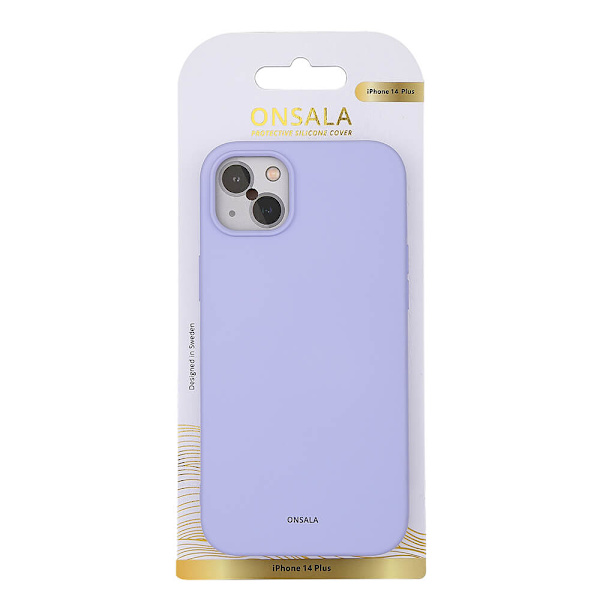 Mobilskal Silikon Lila - iPhone 14 Plus