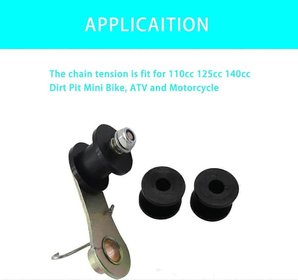 Chain Tensioner with Spring and Three Rollers, Heavy Duty Chain Roller Tensioner db