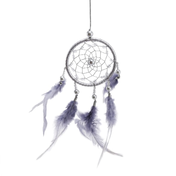 Dream Catchers Wind Chimes Dream Catcher Ornament (2,7 x 13,54 tommer) - grå
