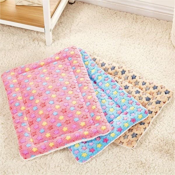 Hund Katt Fluffy Teppe Valpepute Vaskbar Pute Liten Medium Stor (M, Rosa)
