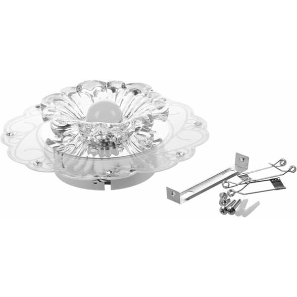 Moderne krystal LED-energibesparende loftlampe 2 varm hvid