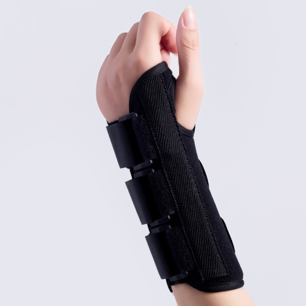 Finger- og håndledsskinne | Langt stabilt beslag underarmsstøtte til myositis, gigt og forstuvninger Et par emballage