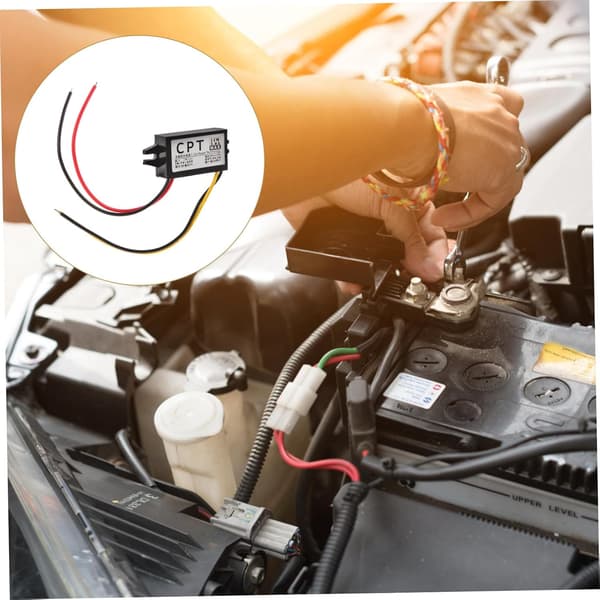 Universal spændingsregulator stabilisator DC-DC Step Down konvertermodul 12V til 3V 3.3V 4.2V 5V bilstrømforsyning til bilelektronik