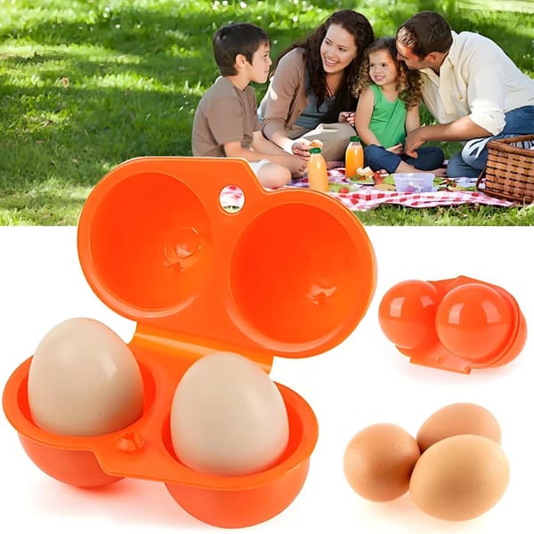 Portable Egg Storage Container, Egg Carton, Hiking/Outdoor Camping Backpack (Holds 2 Egg Cartons)