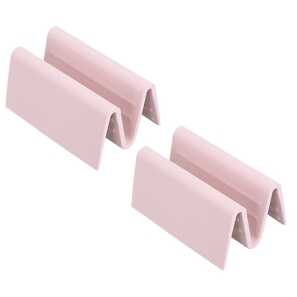 2 kpl Paksuuntuneet Uunihansikkaat Mikroaaltouunille Silikonikäsineet Lämpökestävät Uuninhanskat Ruuanlaittoon Leivontaan Keittiöön Kotiin (Tummansininen)Pinkki 10X5CM Pink 10X5CM