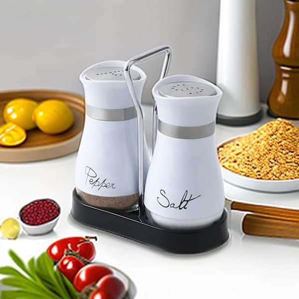 2-pack salt- och pepparkvarnar - Salt- och pepparströare - Salt- och pepparkar - Saltkar - Kökstillbehör