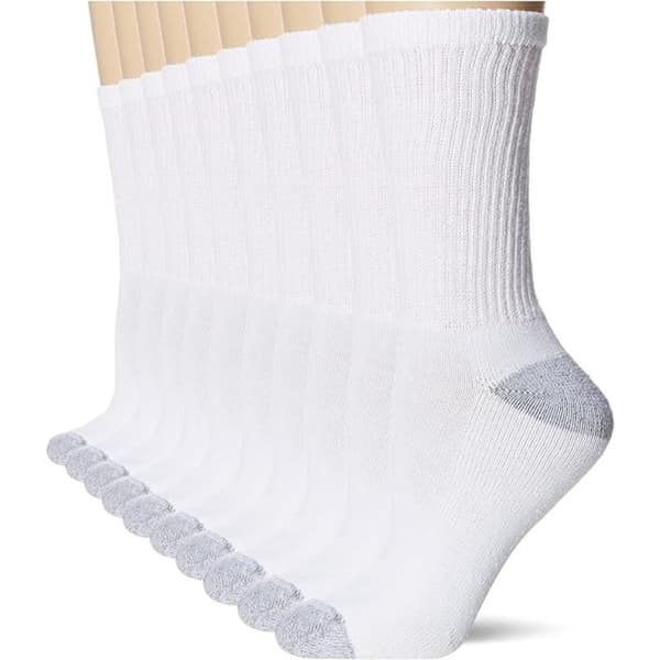 Dame strømper med rund hals, 10-pak