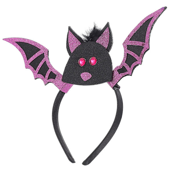 Damhuvudband Cosplay Bat Huvudband Bat Kostymtillbehör Halloween Bat Hårcirkel Halloween Kostymtillbehör 27x20.5cm 27x20.5cm
