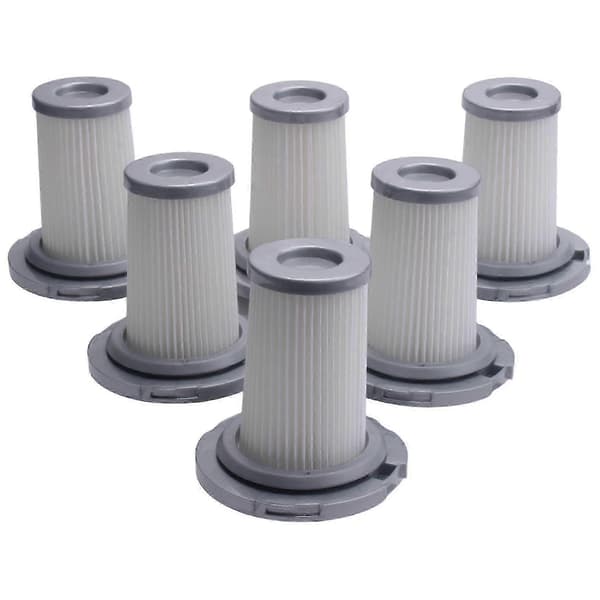 6 stk. Hepa-filter Zr009005 til X-force Flex 8.60 ledningsfri støvsuger, reservedele