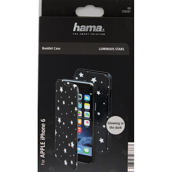 Mobile Case Luminous Black - iPhone 6/6S Svart, Vit