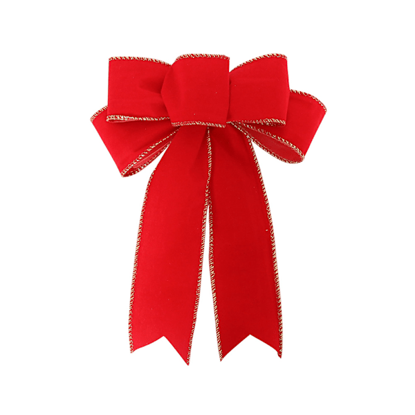 ３ STK Sløyfer fra Holiday Bows - Diagonal Stripete Julekrans Sløyfer for Juledekorasjoner & Håndverk