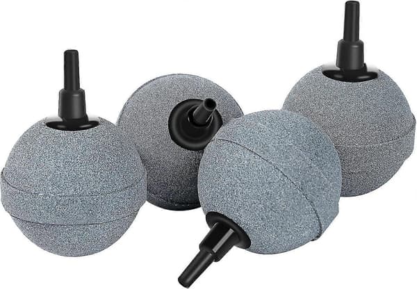 2 tums luftsten för damm, akvarieluftsten, långvarig luftnings-syrediffusor luftsten 4-pack