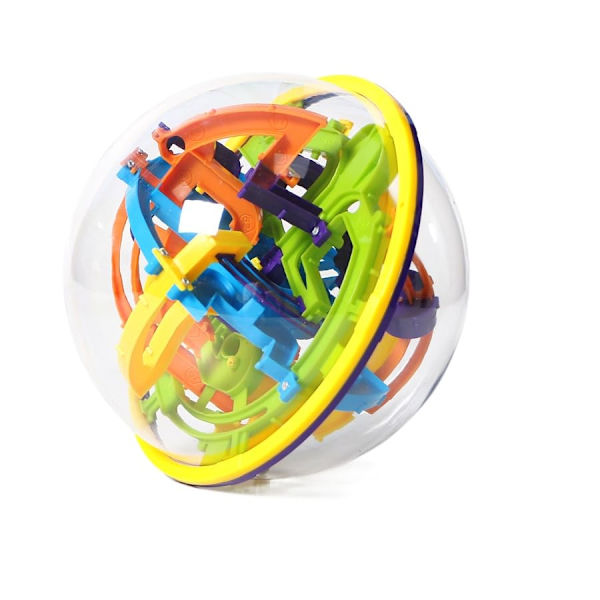 Magisk 3D intelligensball for barn - Utvikle intelligens og foreldre-barn-interaksjon med 158 labyrintnivåer